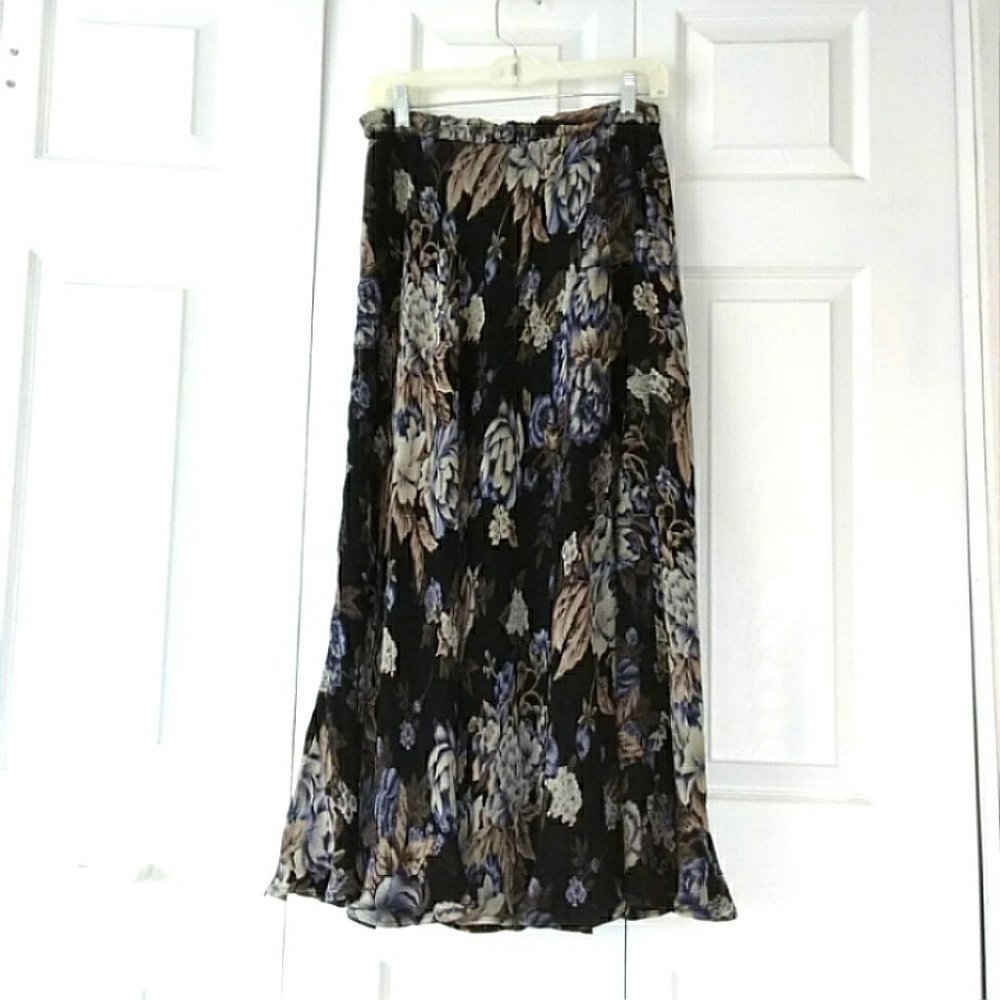 Reversible Maxi Skirt Med Petite